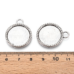 Tibetan Style Alloy Pendant Cabochon Settings&nbsp;PALLOY-N178-10AS