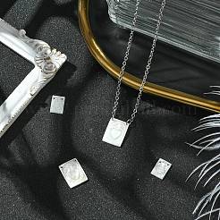 4Pcs 2 Styles Natural White Shell Mother of Pearl Shell Pendants&nbsp;SHEL-CJ0001-37