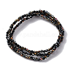 Electroplate Glass Beads Strands&nbsp;EGLA-H107-01A-HP01