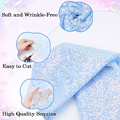 Polyester & PET Gauze Fabric&nbsp;DIY-WH20001-74D