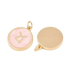 Brass Enamel Pendants&nbsp;KK-CBA652E-01J