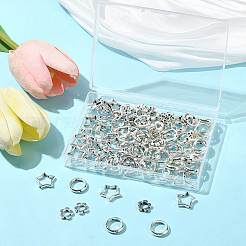 80Pcs 8 Styles Alloy Bead Frame&nbsp;FIND-SP0004-13