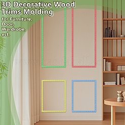 25Pcs Wood Ceiling Molding&nbsp;AJEW-OC0016-05E