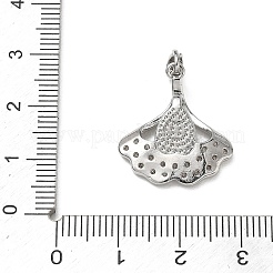 Brass Micro Pave Clear Cubic Zirconia with Resin Pendants&nbsp;CU-CBA5C42-08P