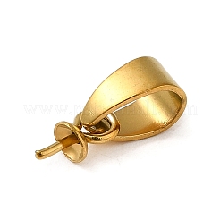 304 Stainless Steel Cup Pearl Peg Bails Pin Pendants&nbsp;STAS-D013-03A-G