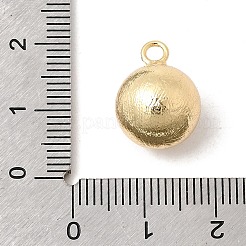真鍮チャーム  ラウンドチャーム  18KGP本金メッキ  16x12mm  穴：2.1mm&nbsp;KK-K339-13C-G