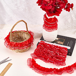 5M Double Polyester Lace Trim for Sewing Decoration&nbsp;OCOR-CY0001-63A