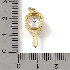 Brass Glass Pendants&nbsp;KK-C262-50G