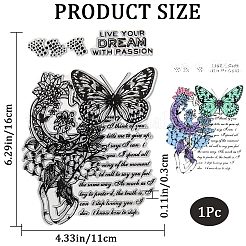 Clear Silicone Stamps&nbsp;DIY-WH0504-66B