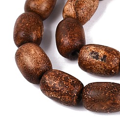 天然樹皮瑪瑙ビーズの連  13~14x10mm  穴：0.7~1mm  約28個/連  14.96~15.16インチ（38~38.5cm）&nbsp;G-Q606-84
