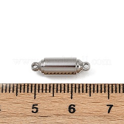 304 Stainless Steel Magnetic Clasps&nbsp;STAS-C127-10P