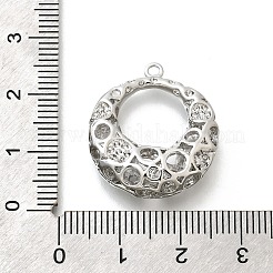 Brass with Cubic Zirconia Pendants&nbsp;KK-E792-10P