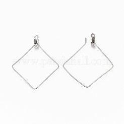 Tarnish Resistant 304 Stainless Steel Wire Pendants&nbsp;STAS-T051-005