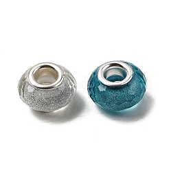 Faceted Resin European Beads&nbsp;RESI-C063-01H