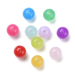 Imitation Jade Acrylic Beads&nbsp;X-SACR-S188-10mm-M