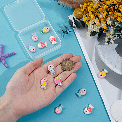 20Pcs Painted Glass Beads&nbsp;LAMP-PA0001-41