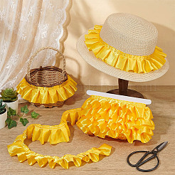 10M Satin Wrinkle Ribbon&nbsp;OCOR-OC0002-01B