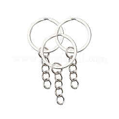 300Pcs 3 Style DIY 25mm Keychain Clasps Set&nbsp;DIY-YW0002-05P