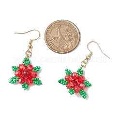 3Pairs 3 Styles Natural Carnelian & Malaysia Jade & Rose Quartz Dangle Earrings&nbsp;EJEW-MZ00258