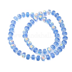 Transparent Electroplate Glass Beads Strands&nbsp;EGLA-P062-01A-AB02