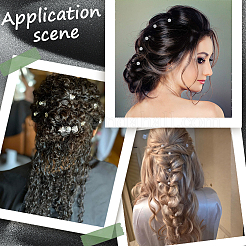 Spiral Hair Pin Coil Iron Hair Accessories&nbsp;OHAR-SP0001-12B