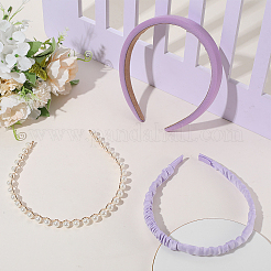 Elegant Cloth Hair Bands&nbsp;AJEW-WH20033-045B
