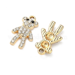Alloy Rhinestone Pendants&nbsp;ALRI-D303-09G