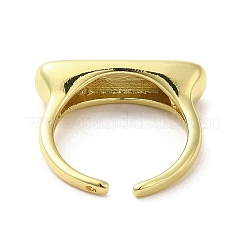 Rack Plating Brass Finger Ring&nbsp;RJEW-C072-05G