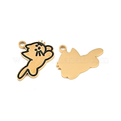 304 Stainless Steel Enamel Pendants&nbsp;SA-CBAA937-06G