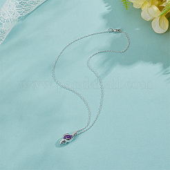 1Pc 925 Sterling Silver Conch Shaped Bead Cage Pendants&nbsp;STER-BC0003-95