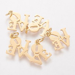 PVD Vacuum Plating 304 Stainless Steel Pendants&nbsp;STAS-Q201-T460G