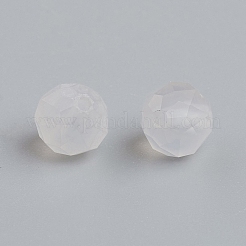 天然ブラジル瑪瑙ビーズ  多面カット  ラウンド  6mm  穴：1mm&nbsp;G-I274-12A
