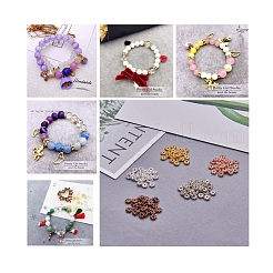チベット風合金スペーサービーズ  花  ゴールドカラー  4.5x1.5mm  穴：1mm  2000pc&nbsp;PALLOY-PH0012-75G
