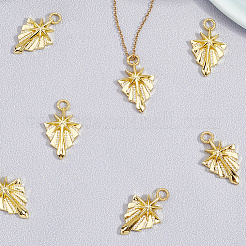 8Pcs Brass Micro Pave Cubic Zirconia Pendants&nbsp;KK-BBC0018-61