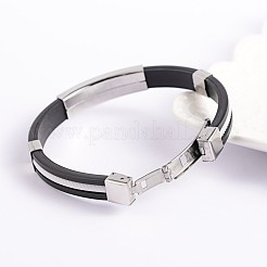 Trendy PU Leather Cord Bracelets&nbsp;BJEW-E260-14A