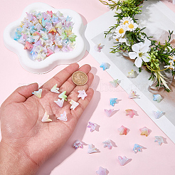 140Pcs Resin Bead Caps&nbsp;RESI-SC0006-87