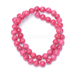 Natural Dyed Persian Jade Gemstone Bead Strands&nbsp;X-G-R271-6mm-XP08