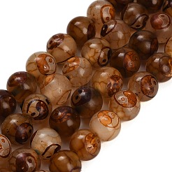 Tibetan Style dZi Beads Strands&nbsp;GG-CBA4812-B10-10MM