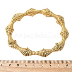 女性用304ステンレススチールストレッチバングル  ゴールドカラー  1/2インチ（1.15cm）  内径：2-3/8インチ（5.9cm）&nbsp;LS-BJEW-P315-02C-G