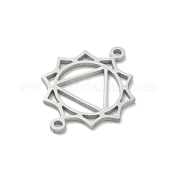 Chakra 304 Stainless Steel Connector Charms&nbsp;SA-CBA28C1-01E-P