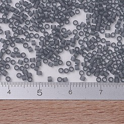 MIYUKIデリカビーズ  シリンダー  日本製シードビーズ  11/0  （db0749)マット透明グレー  1.3x1.6mm  穴：0.8mm  約10000個/袋  50 G /袋&nbsp;SEED-X0054-DB0749