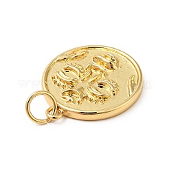Rack Plating Brass Pendants&nbsp;KK-H431-52G