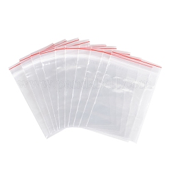 再封可能なプラスチック製包装袋  トップシール  セルフシールバッグ  長方形  透明  9x6cm  片側の厚さ：2ミル（0.05mm）&nbsp;OPP-Q002-6x9cm