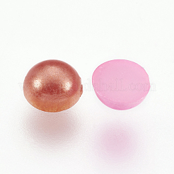 ABS Plastic Imitation Pearl Cabochons&nbsp;X-SACR-S738-4mm-M