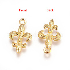 Tibetan Style Alloy Metal Fleur De Lis Pendants&nbsp;LS-EA8747Y-G