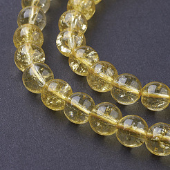 Citrine Beads Strands&nbsp;X-G-C076-8mm-6A