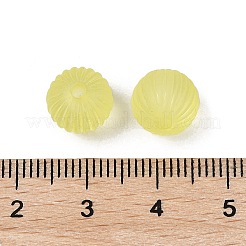 Transparent Acrylic Corrugated Beads&nbsp;FACR-S040-046