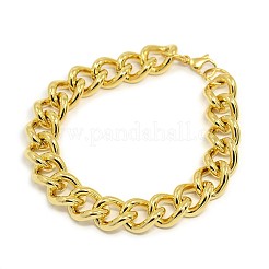 304 Stainless Steel Curb Chain/Twisted Chain Bracelets&nbsp;STAS-A028-B140