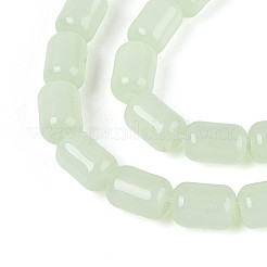 Imitation Jade Glass Beads Strands&nbsp;GLAA-T028-14J-03