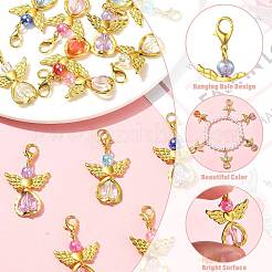 14Pcs 7 Style Acrylic Pendant Decorations&nbsp;HJEW-FS00068